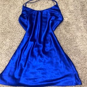 vintage VS satin slip grey label